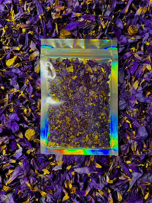 Grinded Organic Blue Lotus Flower - Ready to Smoke