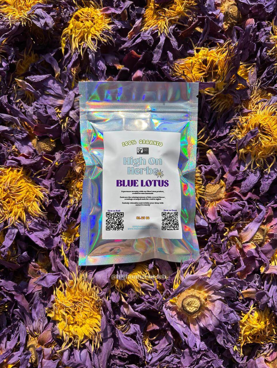 Organic Dried Blue Lotus Flower